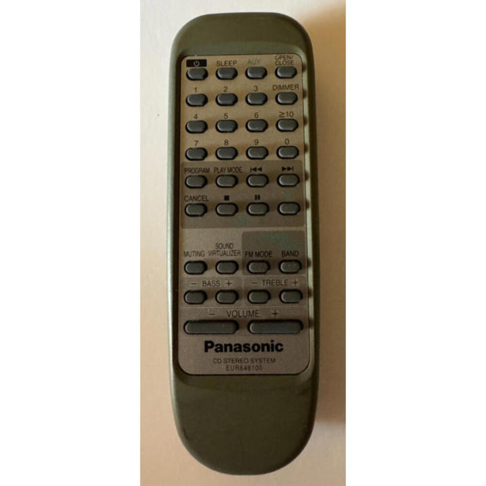 Original Panasonic EUR648100 Remote Control for SA-PM03 CD Stereo System